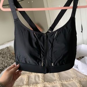 Fabletics front zip sports bra 2X